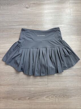 Gold Hinge Pleated Tennis Skirt/Skort